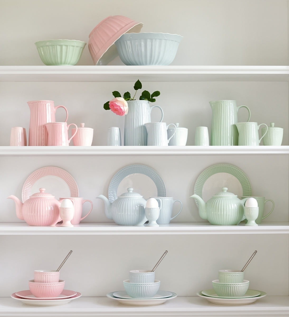 Greengate Alice Zuckerdose pale green 10 cm - Produktbild 2