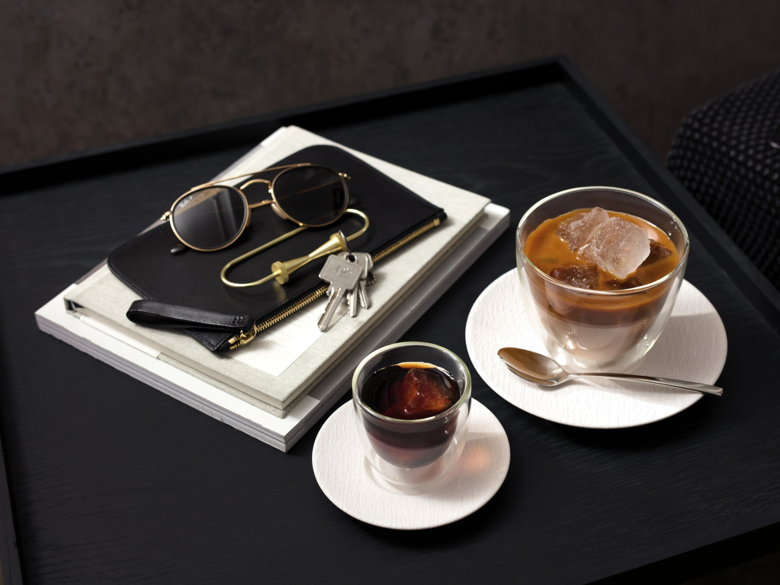 Villeroy & Boch Manufacture Rock blanc Café au lait Untertasse - Produktbild 3