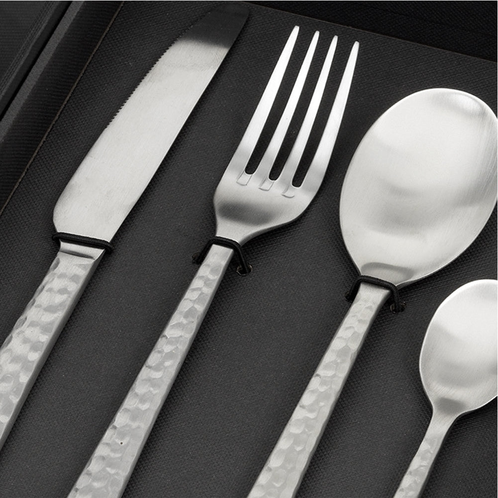 Broste Copenhagen HUNE Besteckset gebürsteter Satin 16tlg. - Produktbild 2