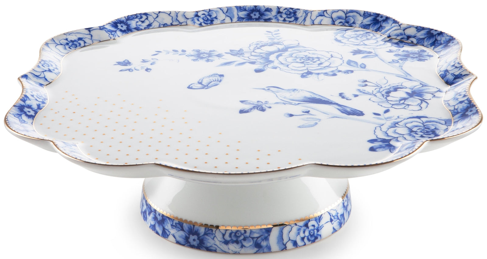 PIP STUDIO Royal White Tortenplatte auf Fuss 24 cm