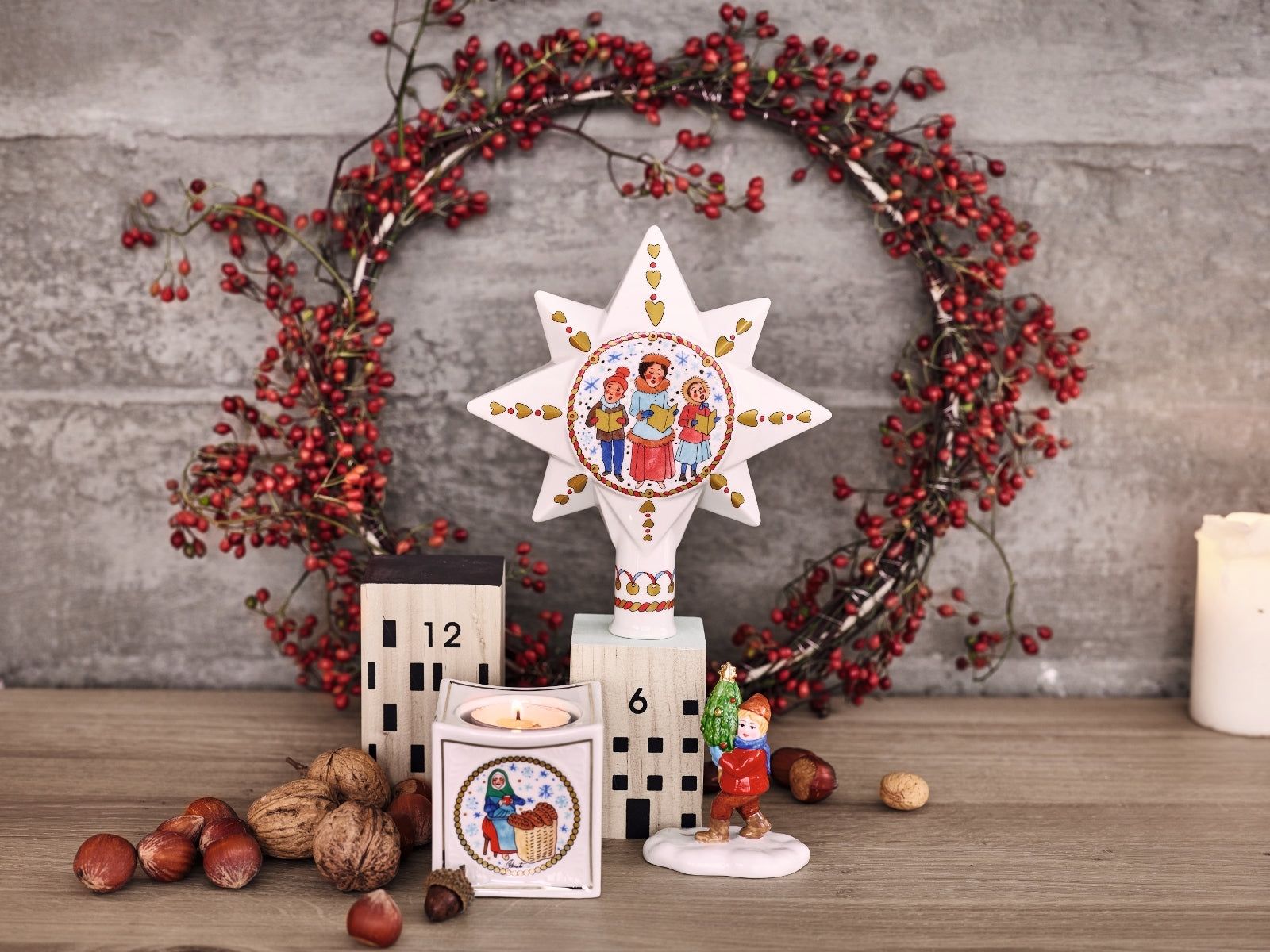 Hutschenreuther Weihnachtsmarkt Spieluhr klein - Produktbild 4