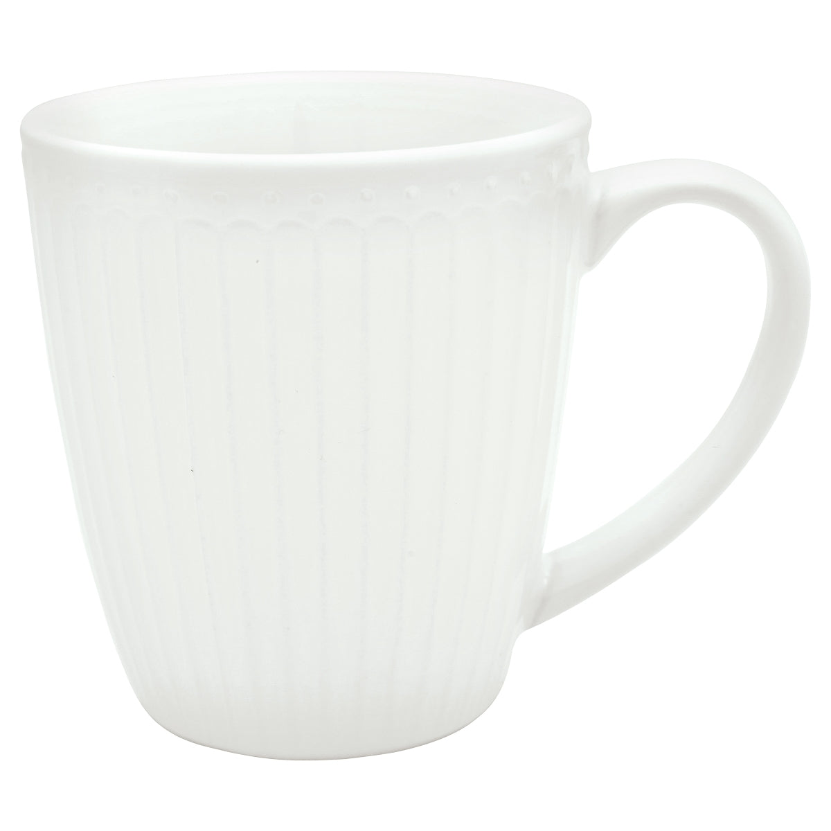 Greengate Alice Becher mit Henkel white 0,3 l