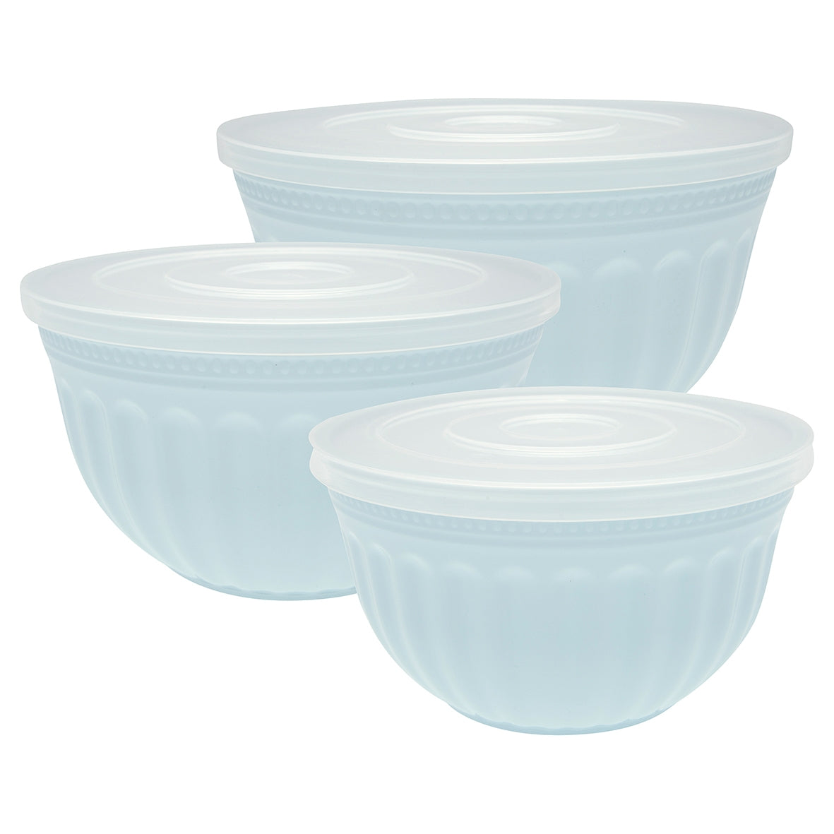 Greengate Alice Schüssel mit Deckel pale blue Set3