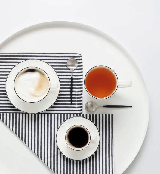 ASA à table ligne noire Cappuccinotasse mit Untere 0,25l - Produktbild 4
