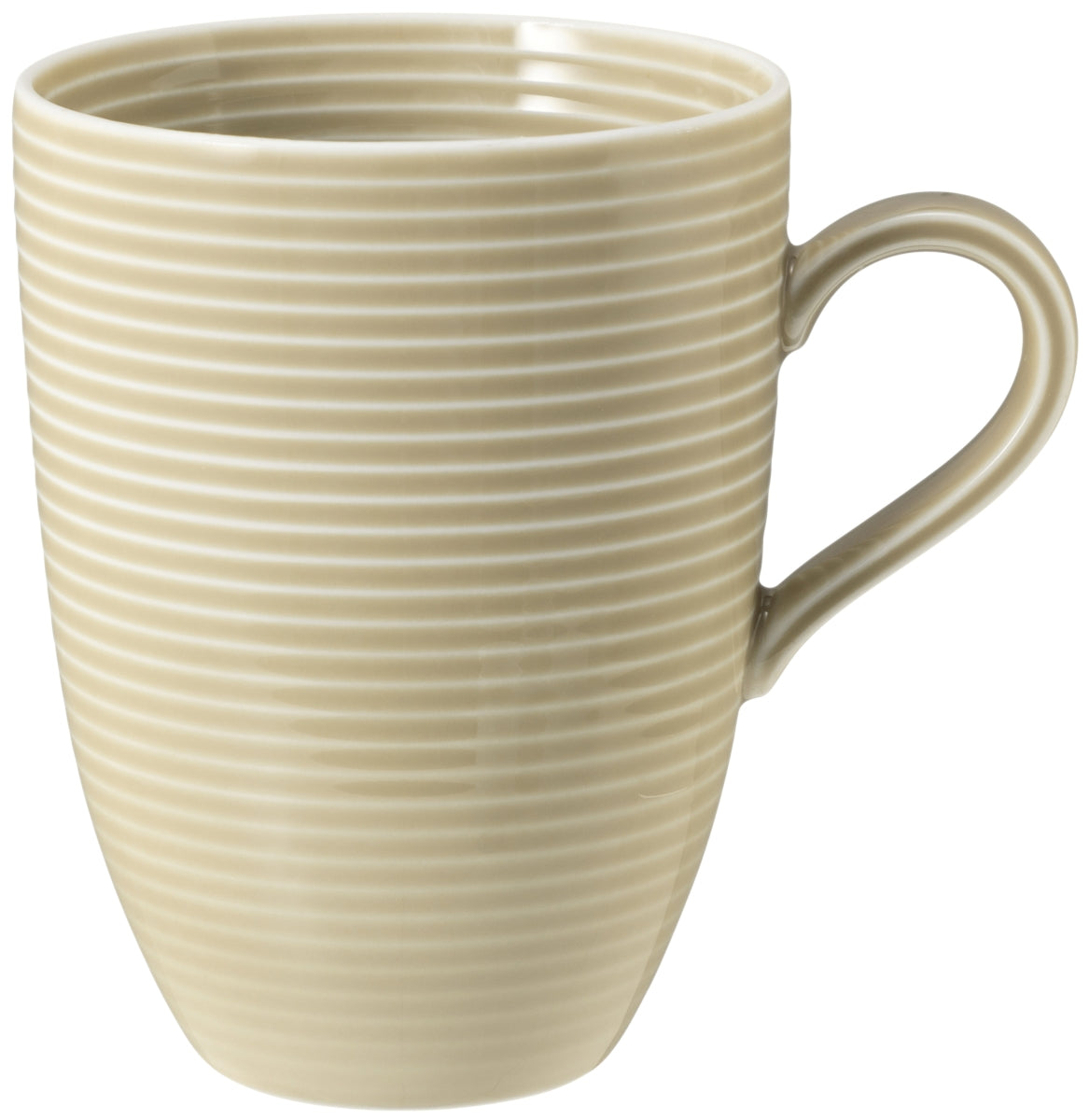 Seltmann Weiden Beat Sandbeige uni Becher mit Henkel 0,35 l