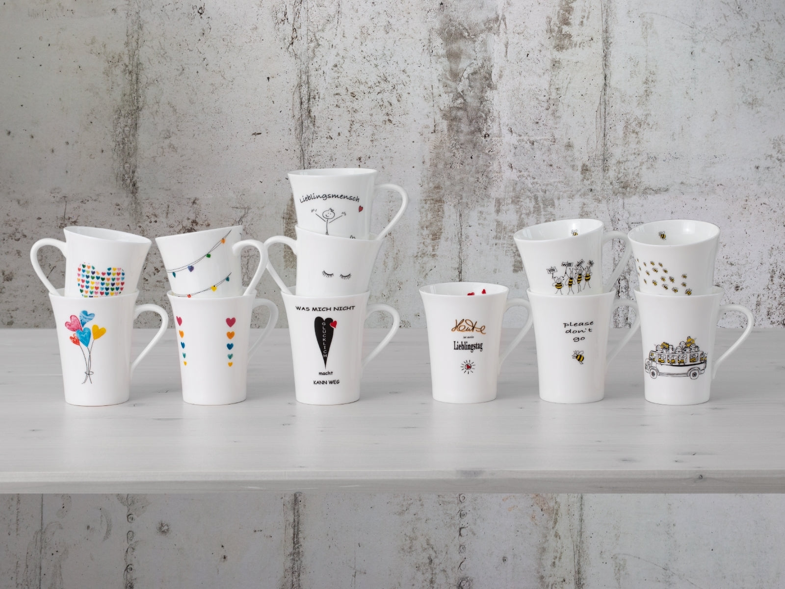 Hutschenreuther My Mug Love - Small hearts Becher mit Henkel 0,4 l - Produktbild 4
