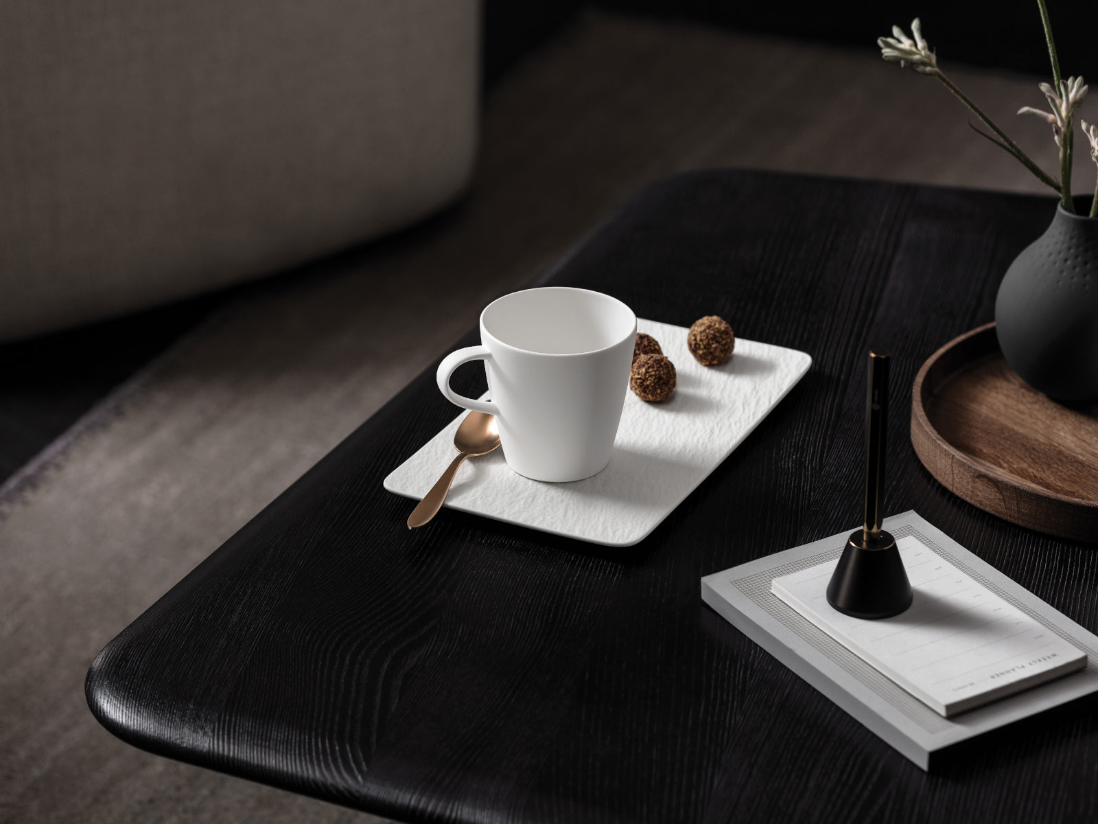 Villeroy & Boch Manufacture Rock blanc Becher mit Henkel - Produktbild 2