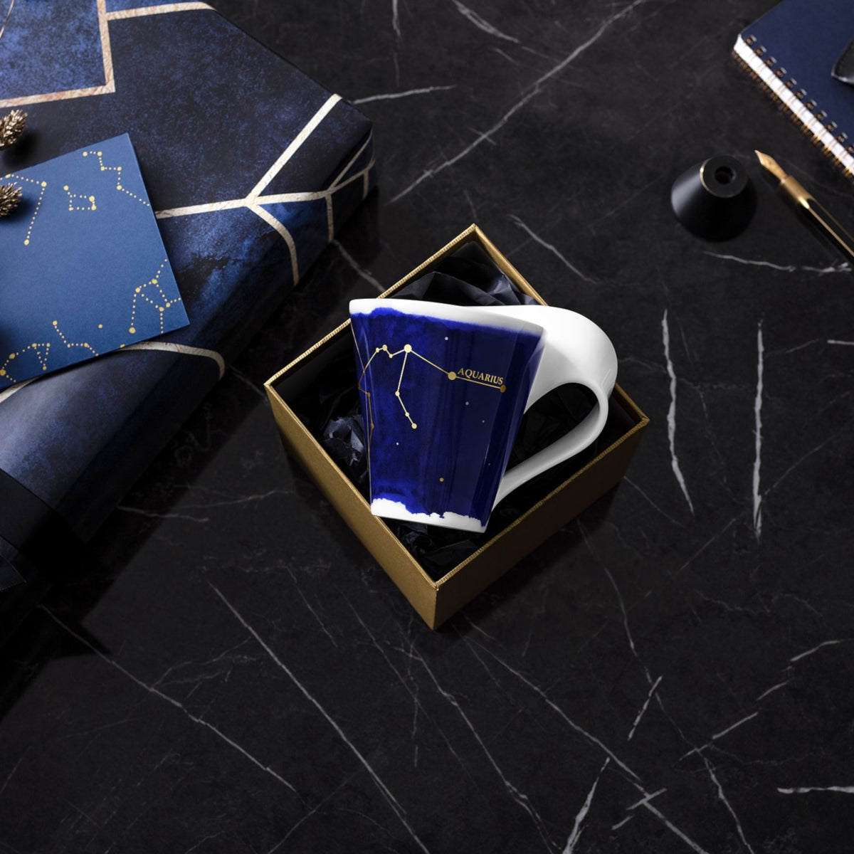 Villeroy & Boch New Wave Stars Becher mit Henkel Wassermann 0,3 l - Produktbild 3