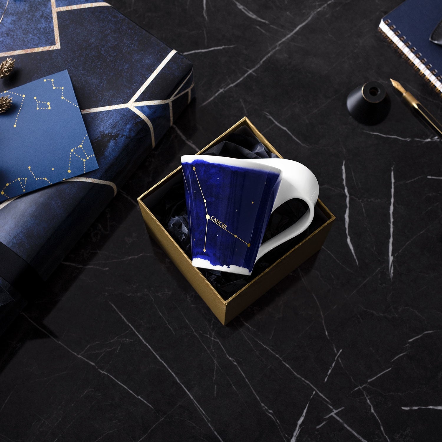 Villeroy & Boch New Wave Stars Becher mit Henkel Krebs 0,3 l - Produktbild 3