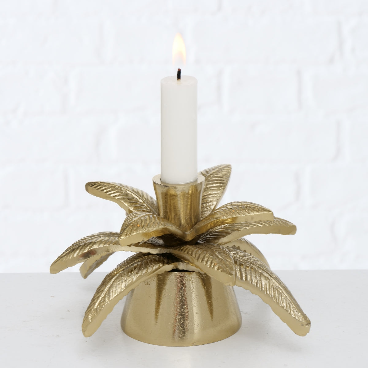 Boltze Miami Kerzenleuchter gold 10 cm - Produktbild 2