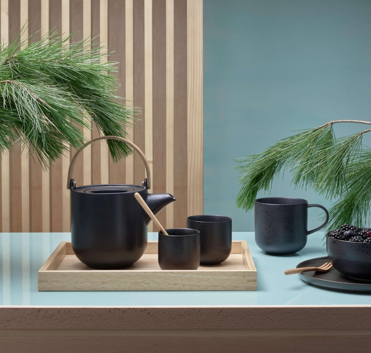 ASA COPPA Teekanne mit Holzgriff kuro 0,6 l - Produktbild 2