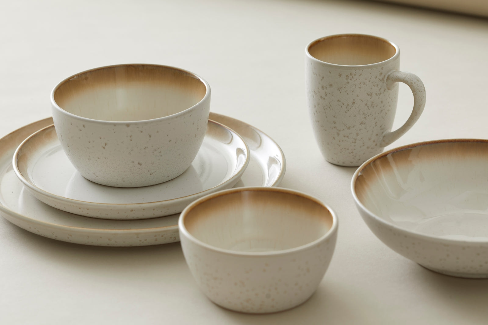 Bitz Pastateller matt cream / shiny cream 20 cm - Produktbild 3