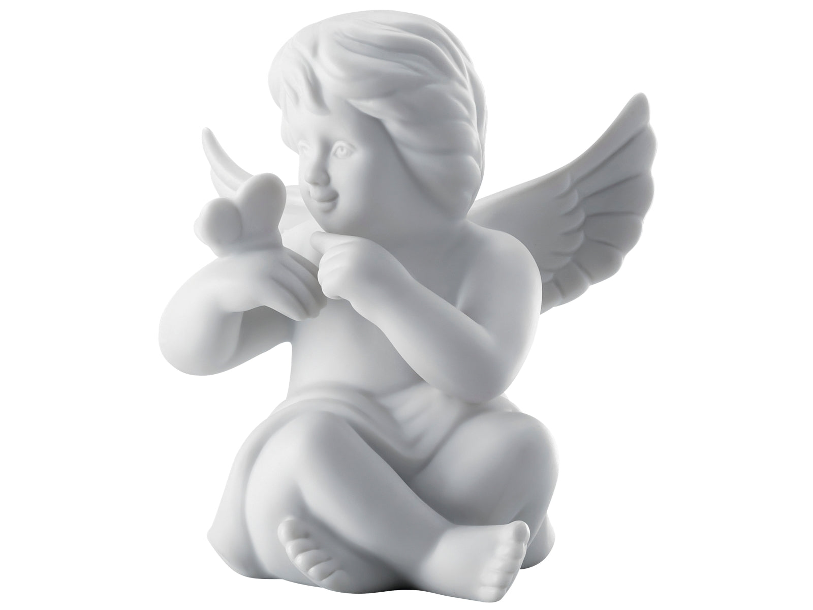 Rosenthal Engel mittel Weiss matt Engel mit Schmetterling - Produktbild 6