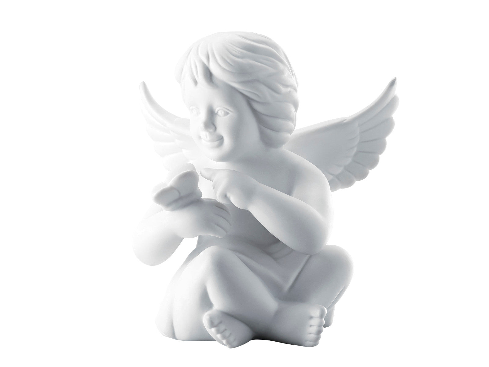 Rosenthal Engel gross Weiss matt Engel/Schmetterling 14 cm - Produktbild 2
