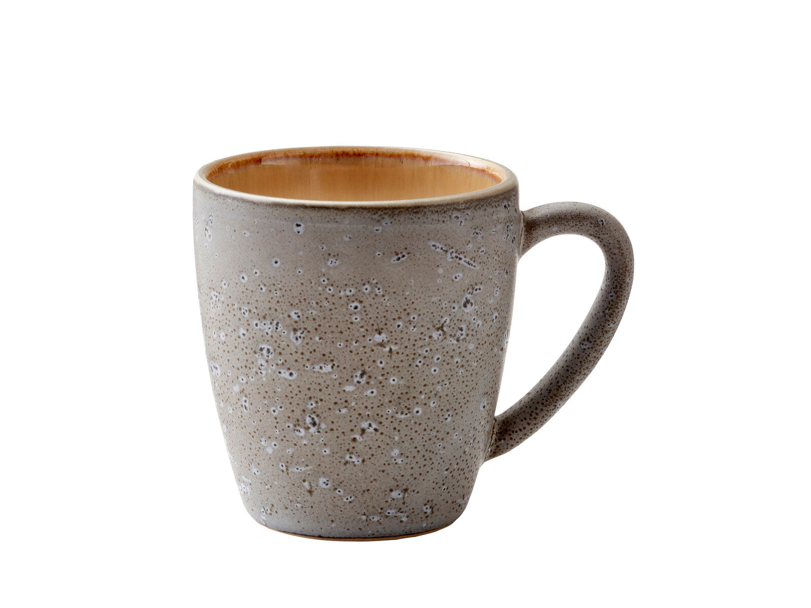 Bitz Becher mit Henkel klein grey / shiny cream 0,19 l