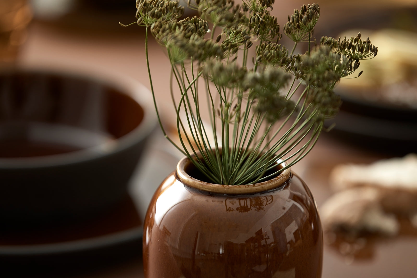 Bitz Vase amber 12,5 cm - Produktbild 3