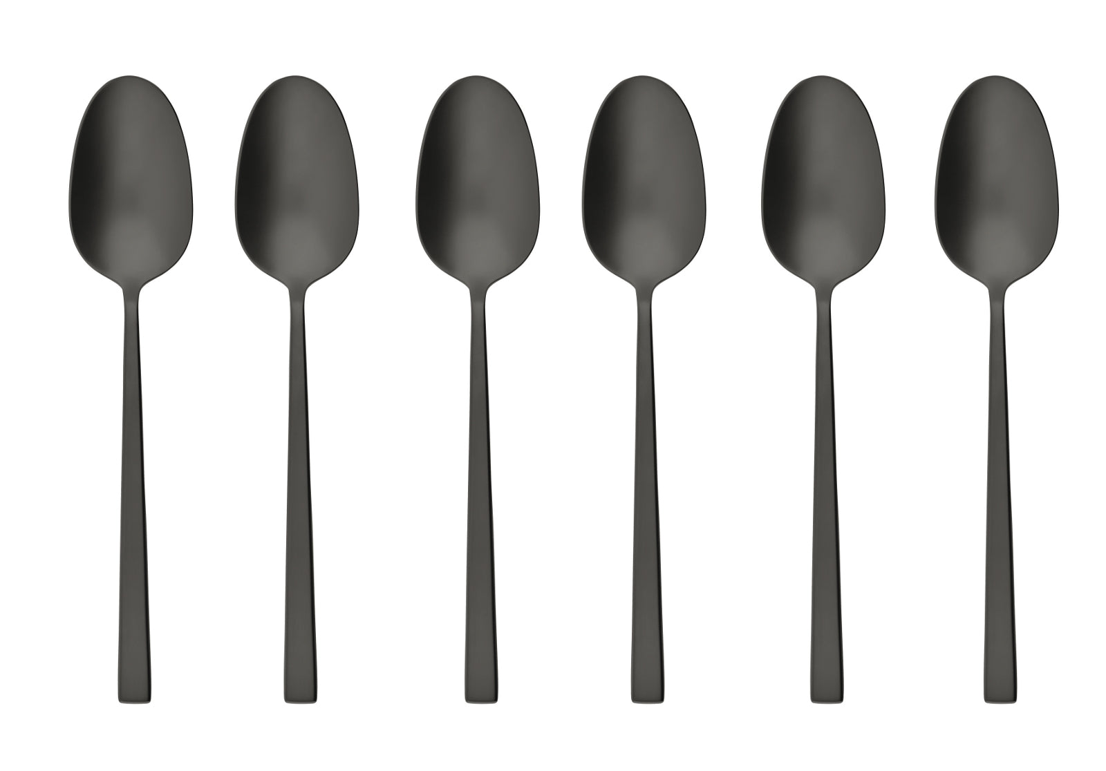 Sambonet Rock Edelstahl/PVD 2Black Mokkalöffel Set6