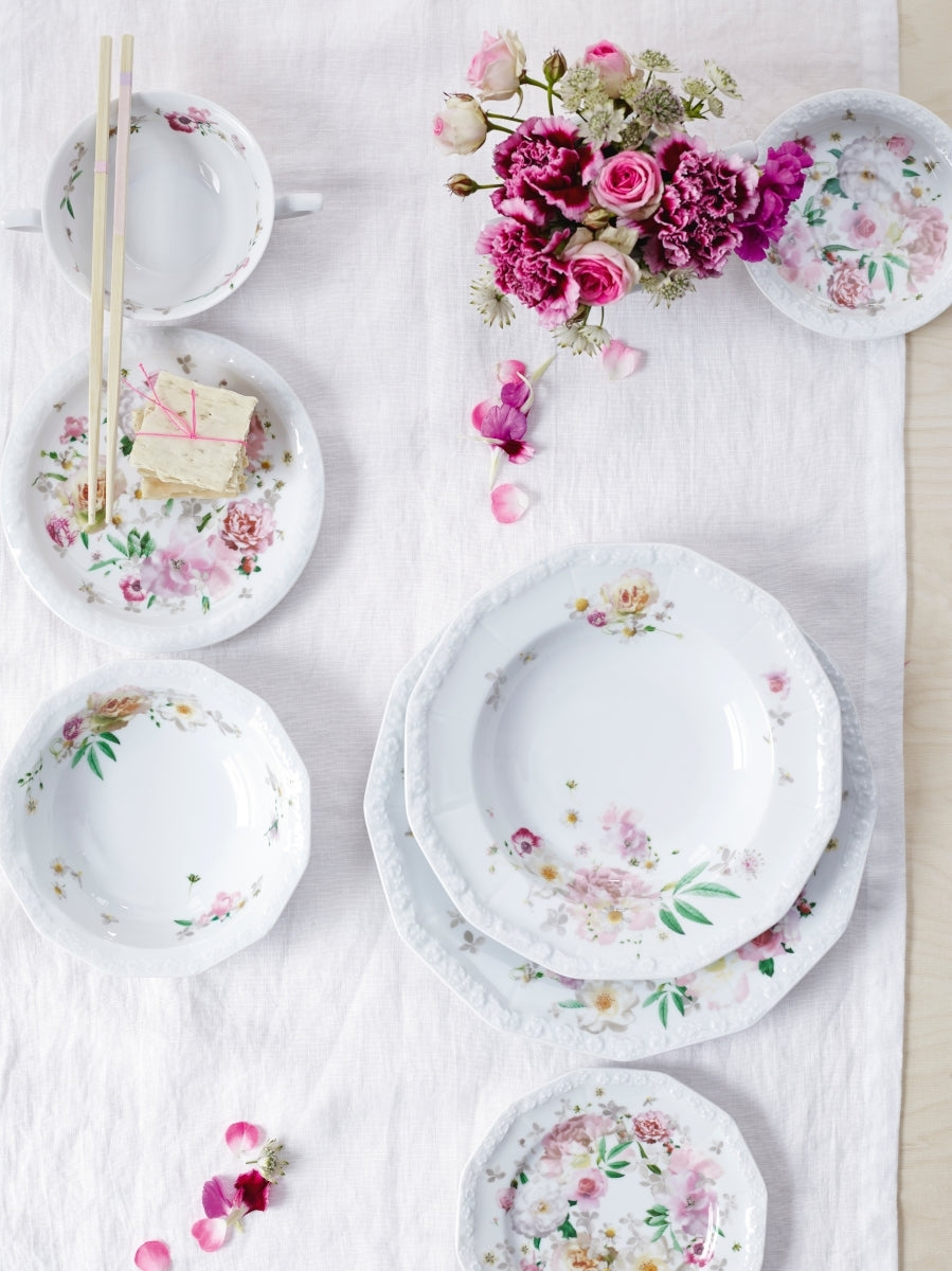 Rosenthal Maria Pink Rose Espr/Mokka-Obertasse - Produktbild 3