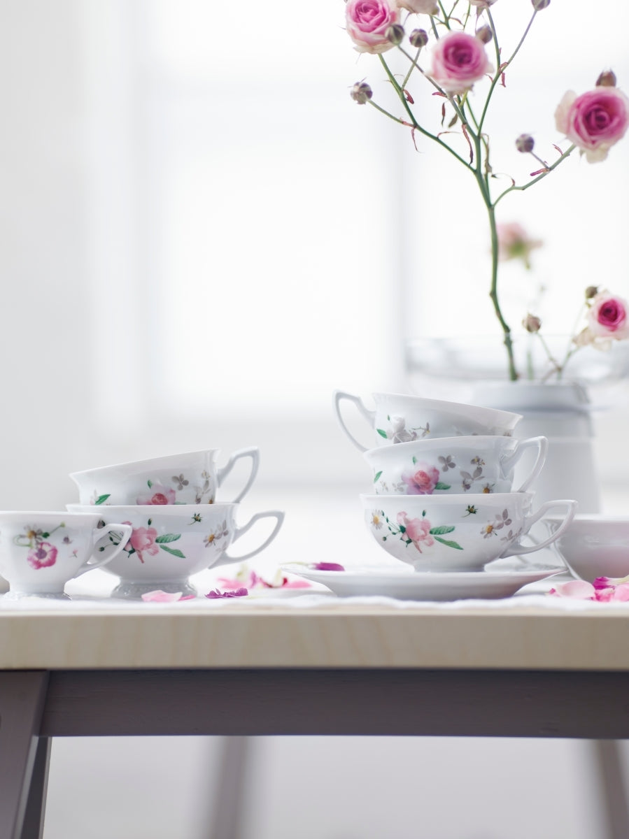 Rosenthal Maria Pink Rose Espr/Mokka-Obertasse - Produktbild 4