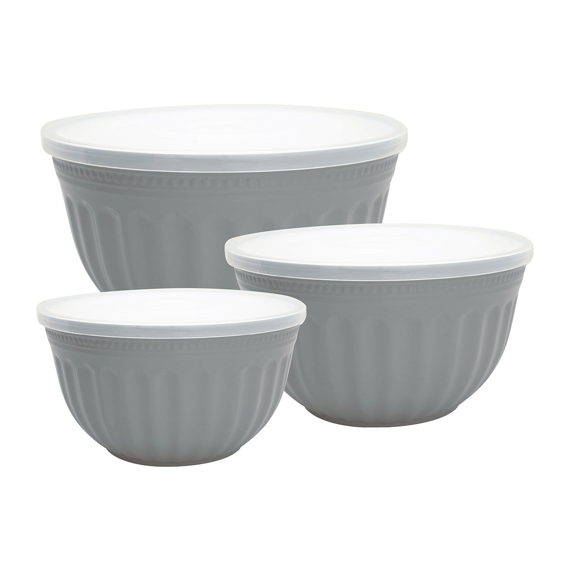 Greengate Alice Schüssel mit Deckel grey Set3