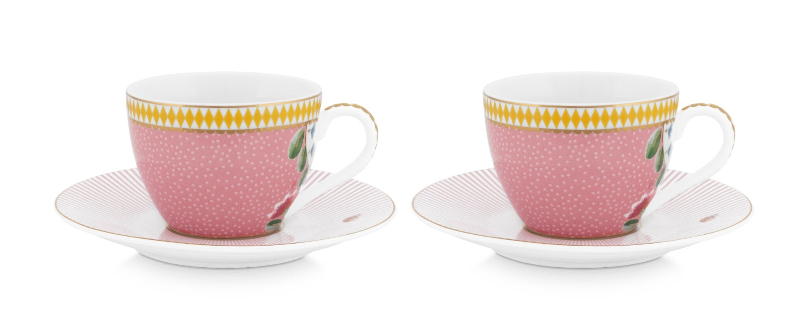 PIP STUDIO La Majorelle Pink Espressotasse m Untere Set2