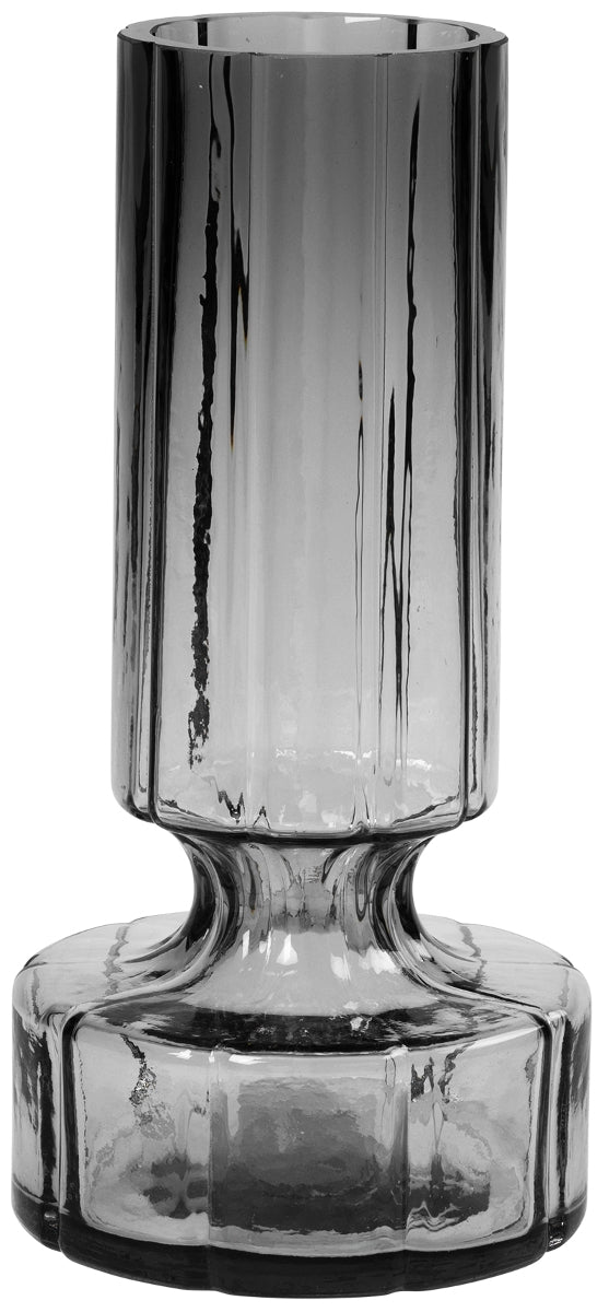 Broste Copenhagen Hyacint Vase Glas Smoked Pearl Clear 24,9 cm - Produktbild 1