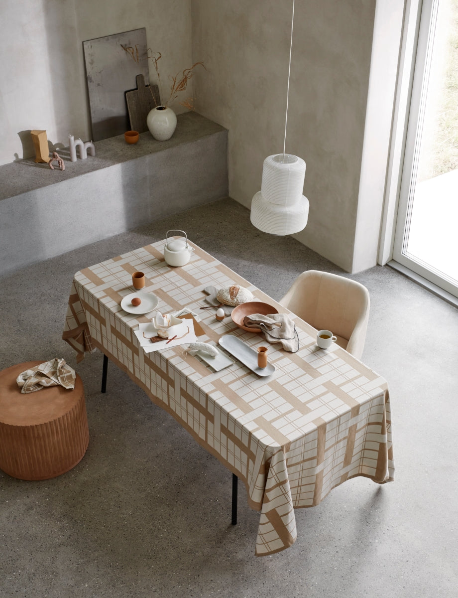 Broste Copenhagen Shape Soft Grey Platte 40 x 11 cm - Produktbild 2