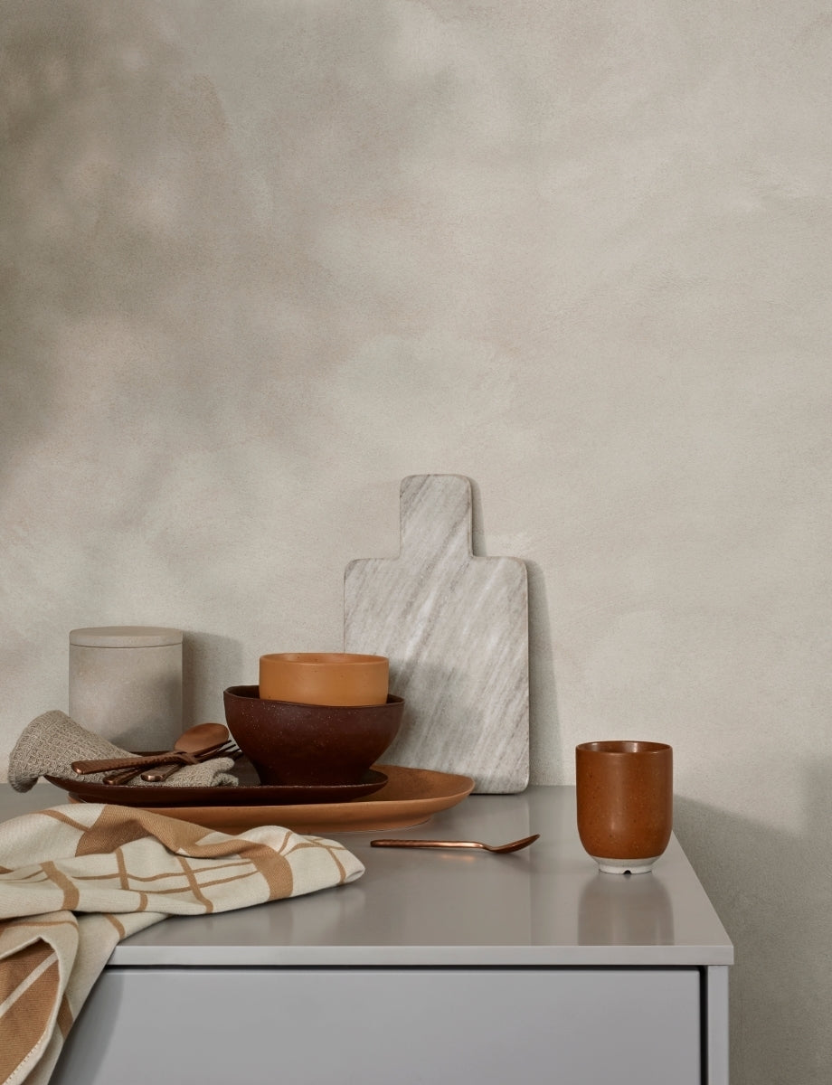 Broste Copenhagen Adam Schneidebrett M Marmor White 30 cm o. Aufh. - Produktbild 2