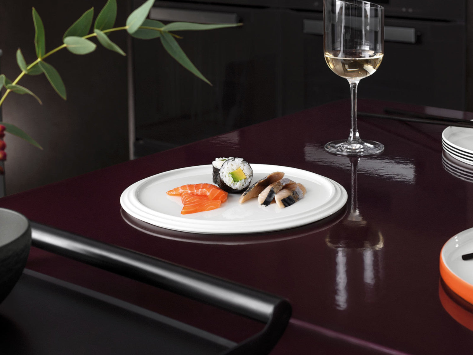 Villeroy & Boch Iconic Servierteller weiss Ø 24 cm - Produktbild 2