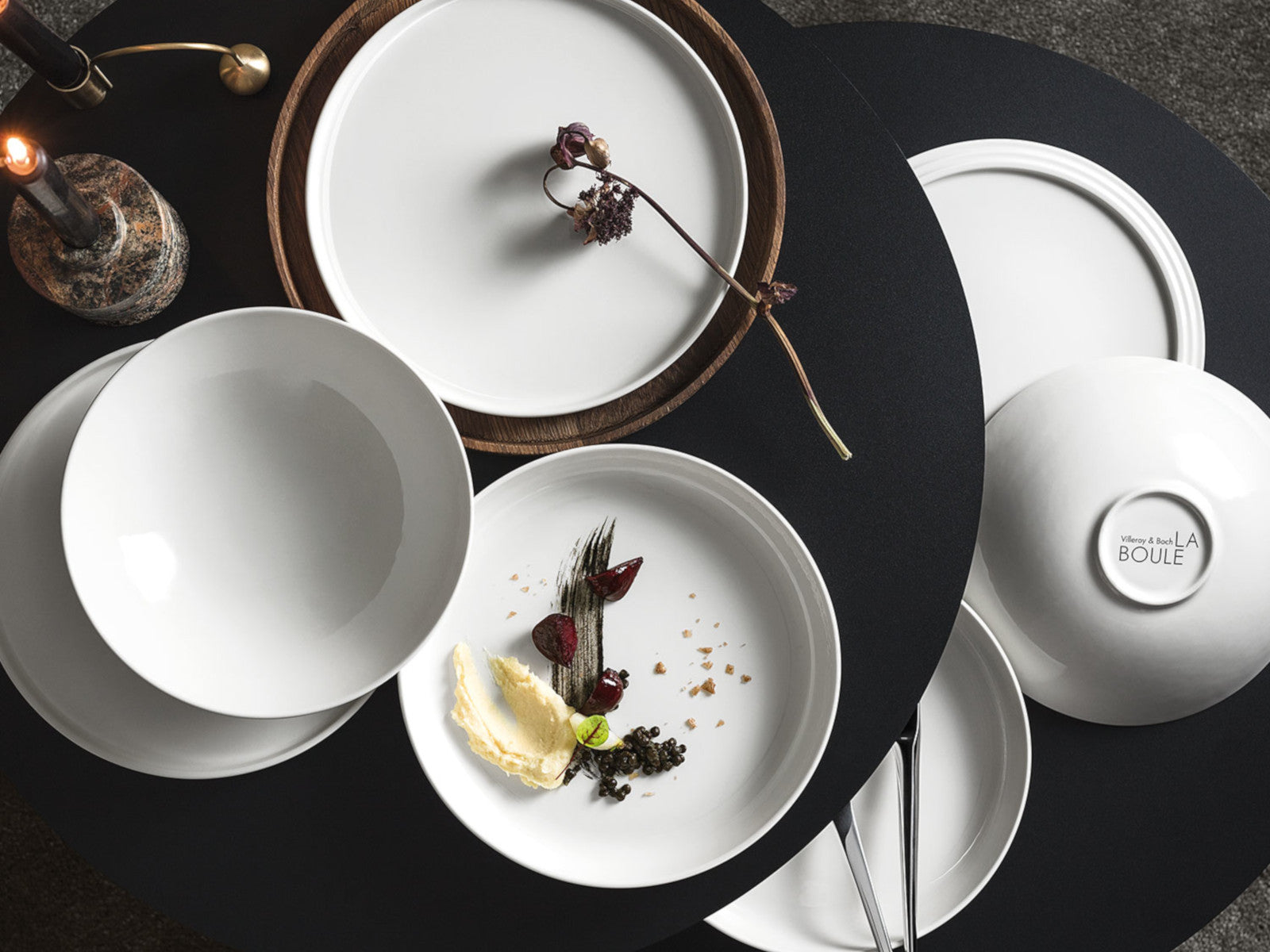Villeroy & Boch Iconic Servierteller weiss Ø 24 cm - Produktbild 3