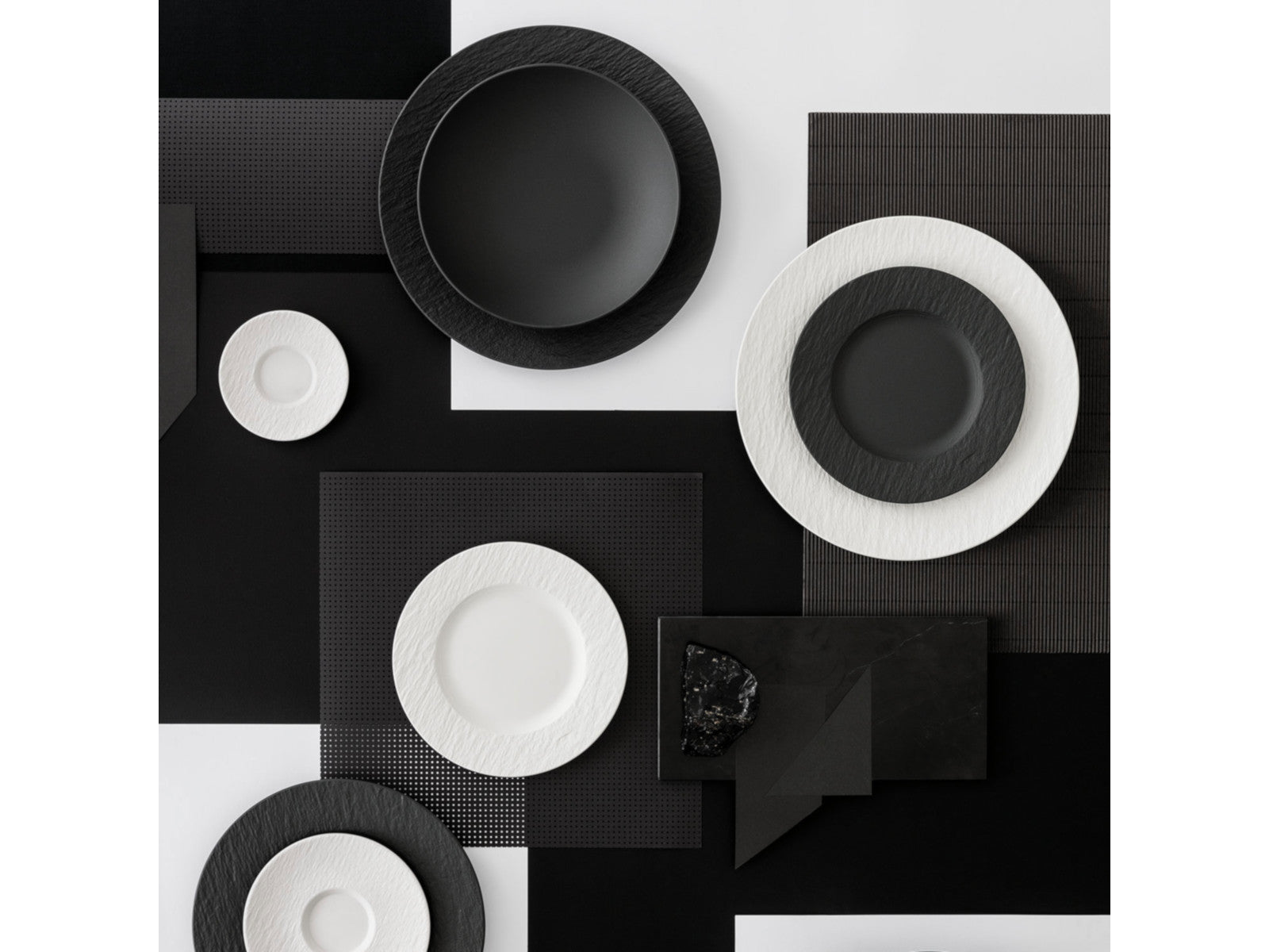 Villeroy & Boch Manufacture Rock blanc Multifunkt.teller rechteck - Produktbild 2
