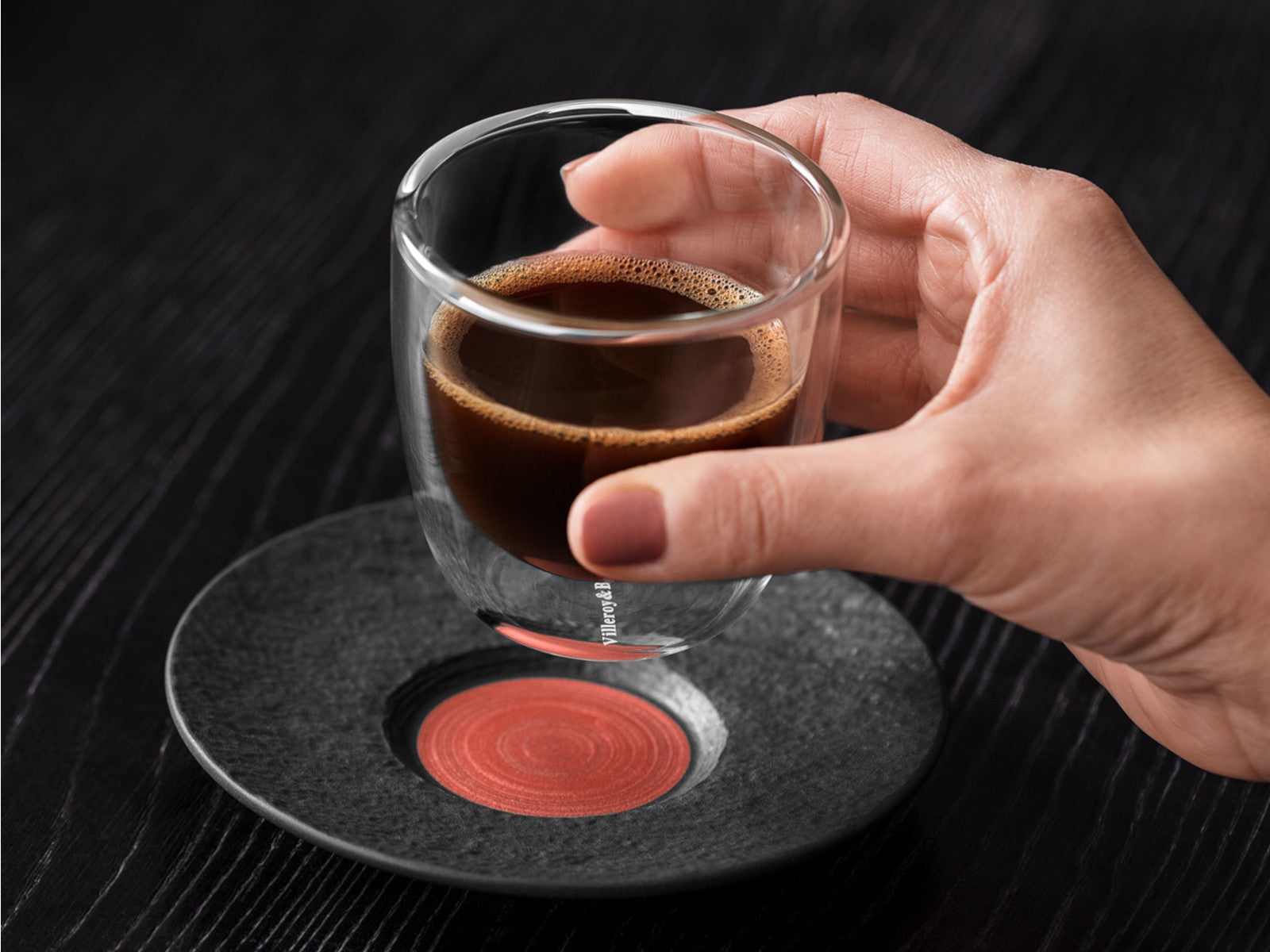 Villeroy & Boch Manufacture Rock Glow Café au lait Untertasse - Produktbild 2