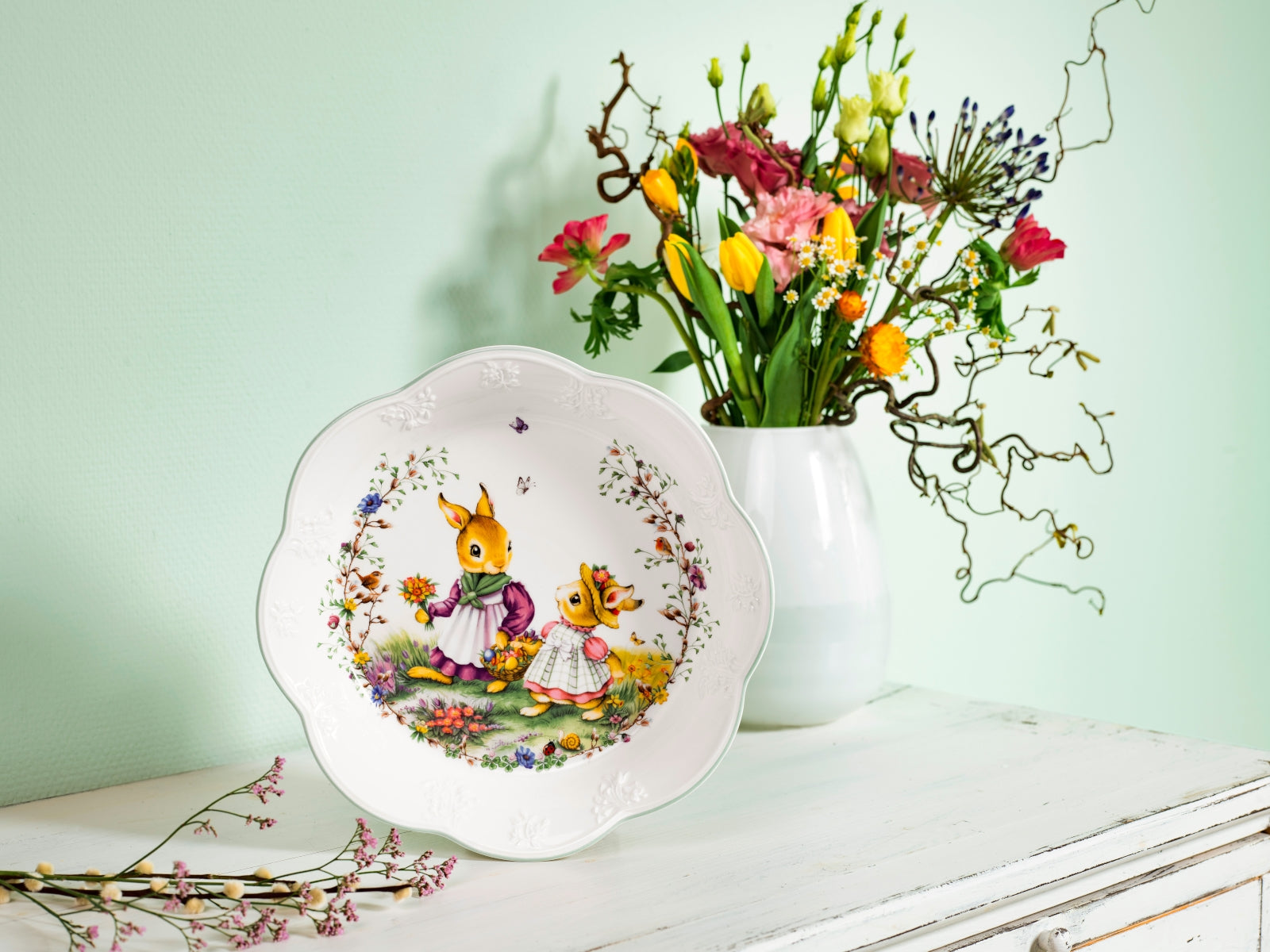 Villeroy & Boch Spring Fantasy Schale gross Blumenwiese 30 cm - Produktbild 3