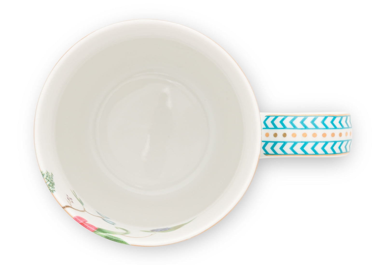 PIP STUDIO Jolie Flowers Blue Becher mit Henkel klein Set2 - Produktbild 4
