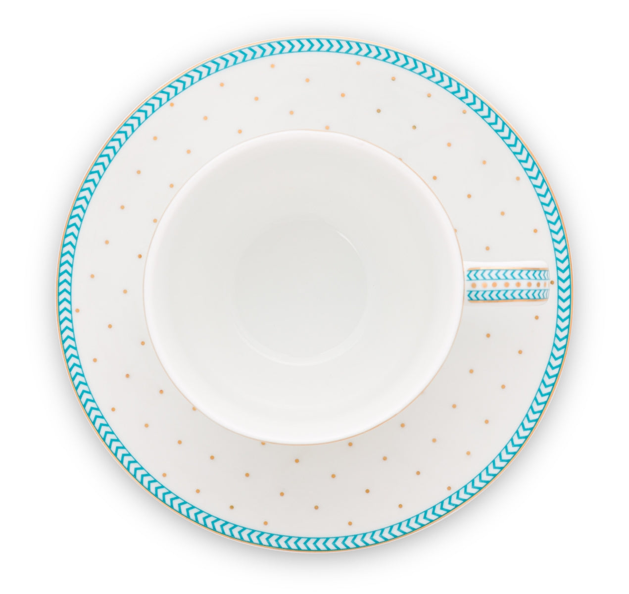 PIP STUDIO Jolie Dots Gold Espressotasse & Untertasse 0,12 l - Produktbild 3