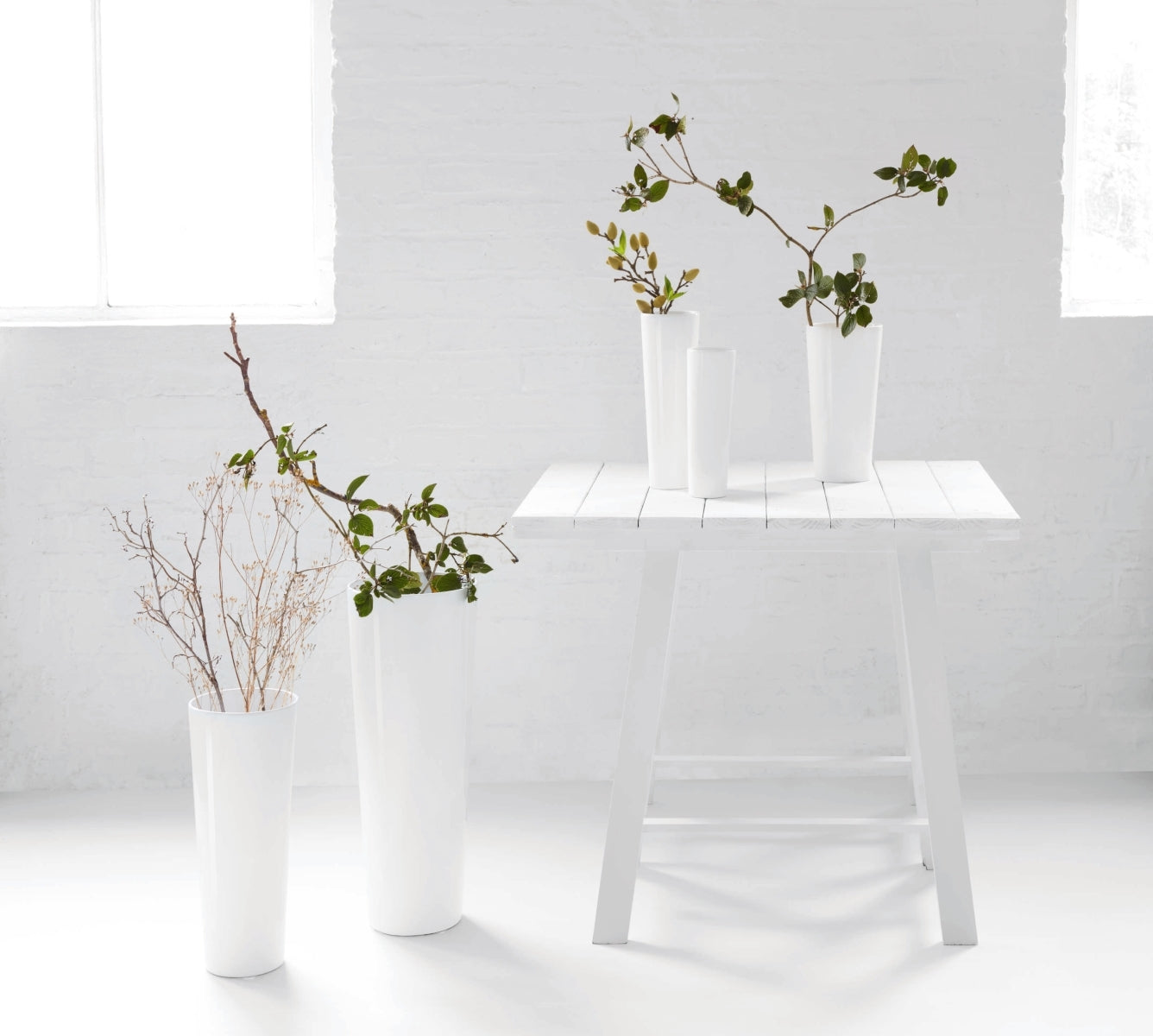ASA Vase mono weiß 60 cm - Produktbild 3