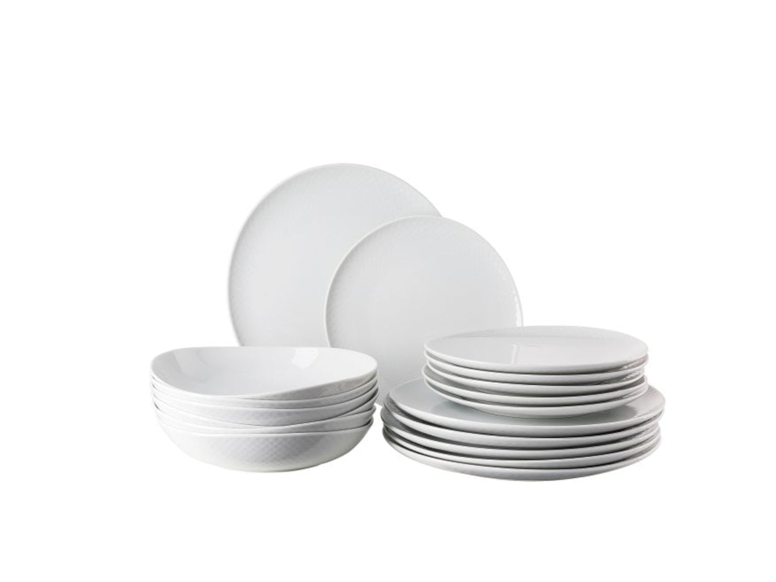 Rosenthal Junto Weiss Teller-Set 18tlg.