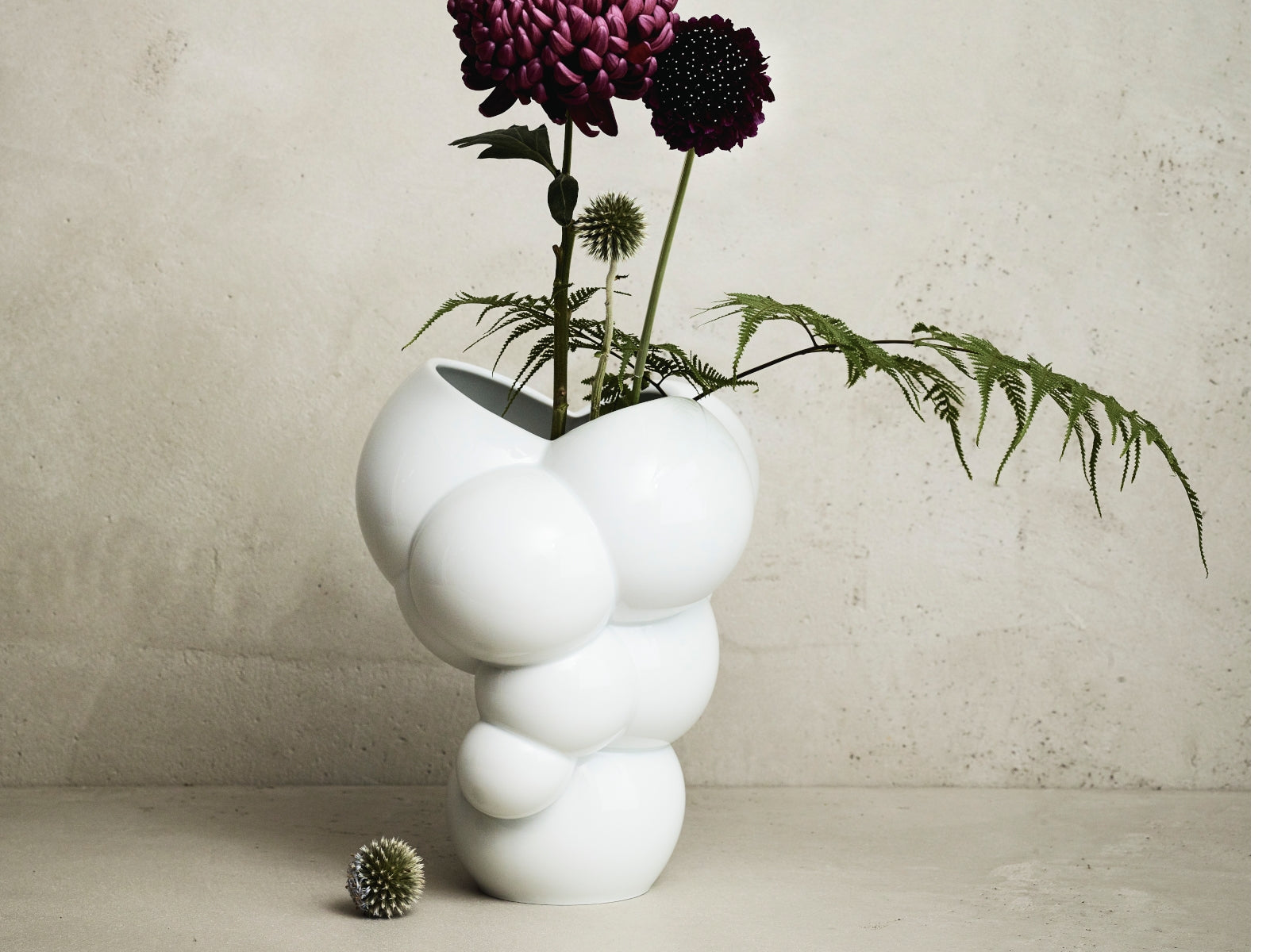 Rosenthal Skum weiss matt Miniaturvase 10 cm - Produktbild 2
