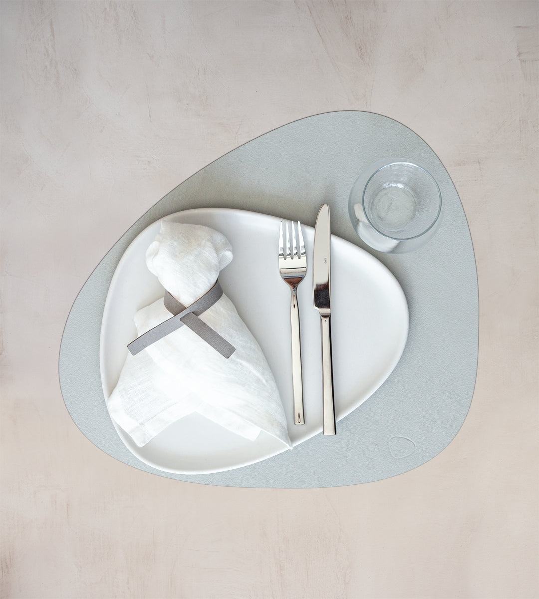 LIND DNA NUPO Tischset Curve L metallic 37 x 44 cm - Produktbild 2