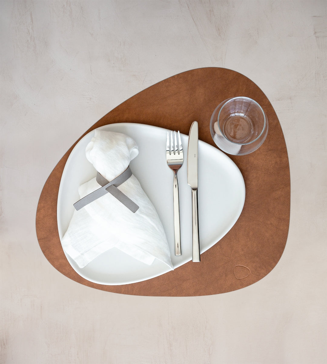 LIND DNA NUPO Tischset Curve L nature 37x44 cm - Produktbild 2