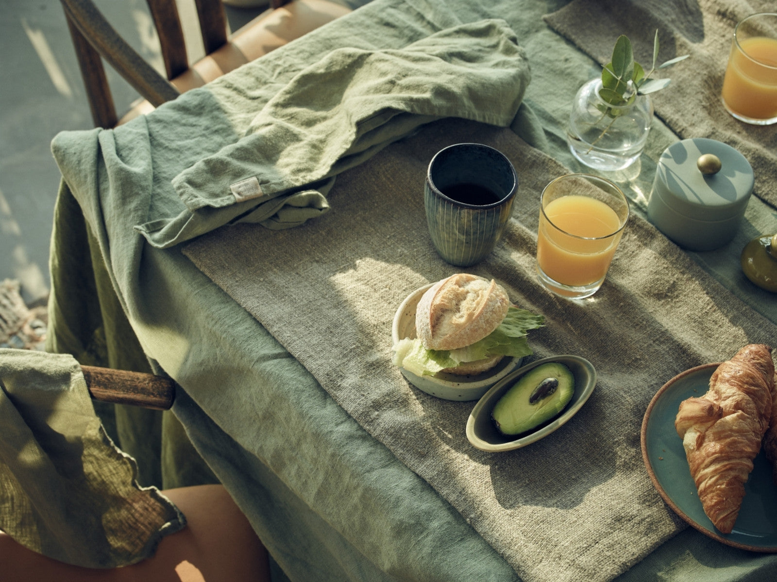 Lovely Linen Lovely Strandtuch avocado 145 x 200 cm (1 Stück) - Produktbild 2