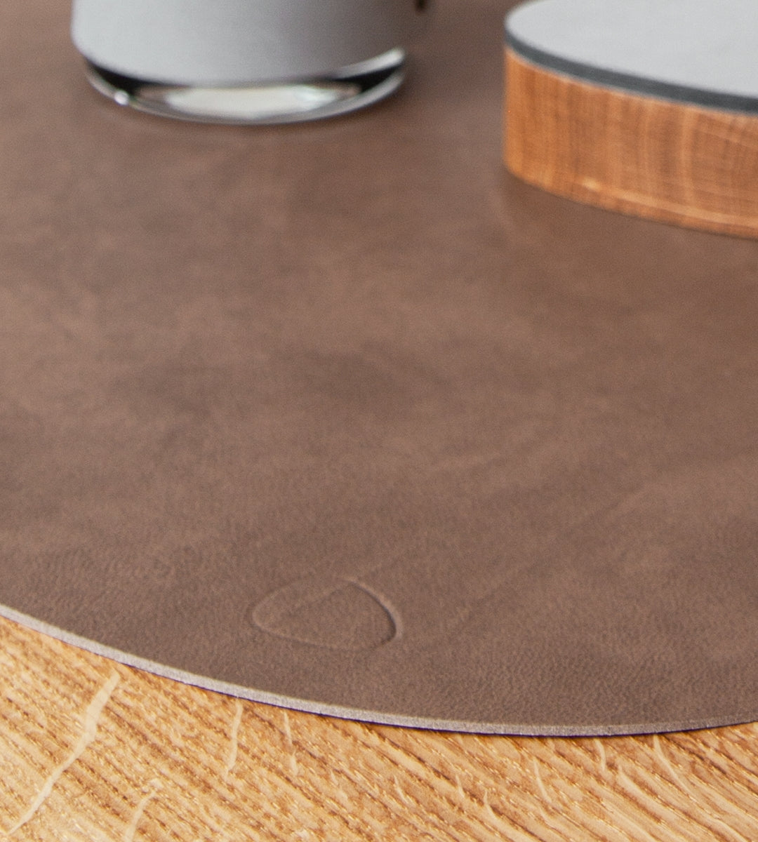 LIND DNA DOUBLE CLOUD/NUPO Tischset Curve L brown/sand - Produktbild 6