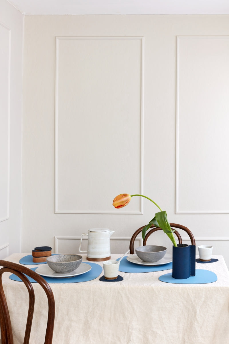 LIND DNA NUPO Tischset Curve L cool blue 37 x 44 cm - Produktbild 4