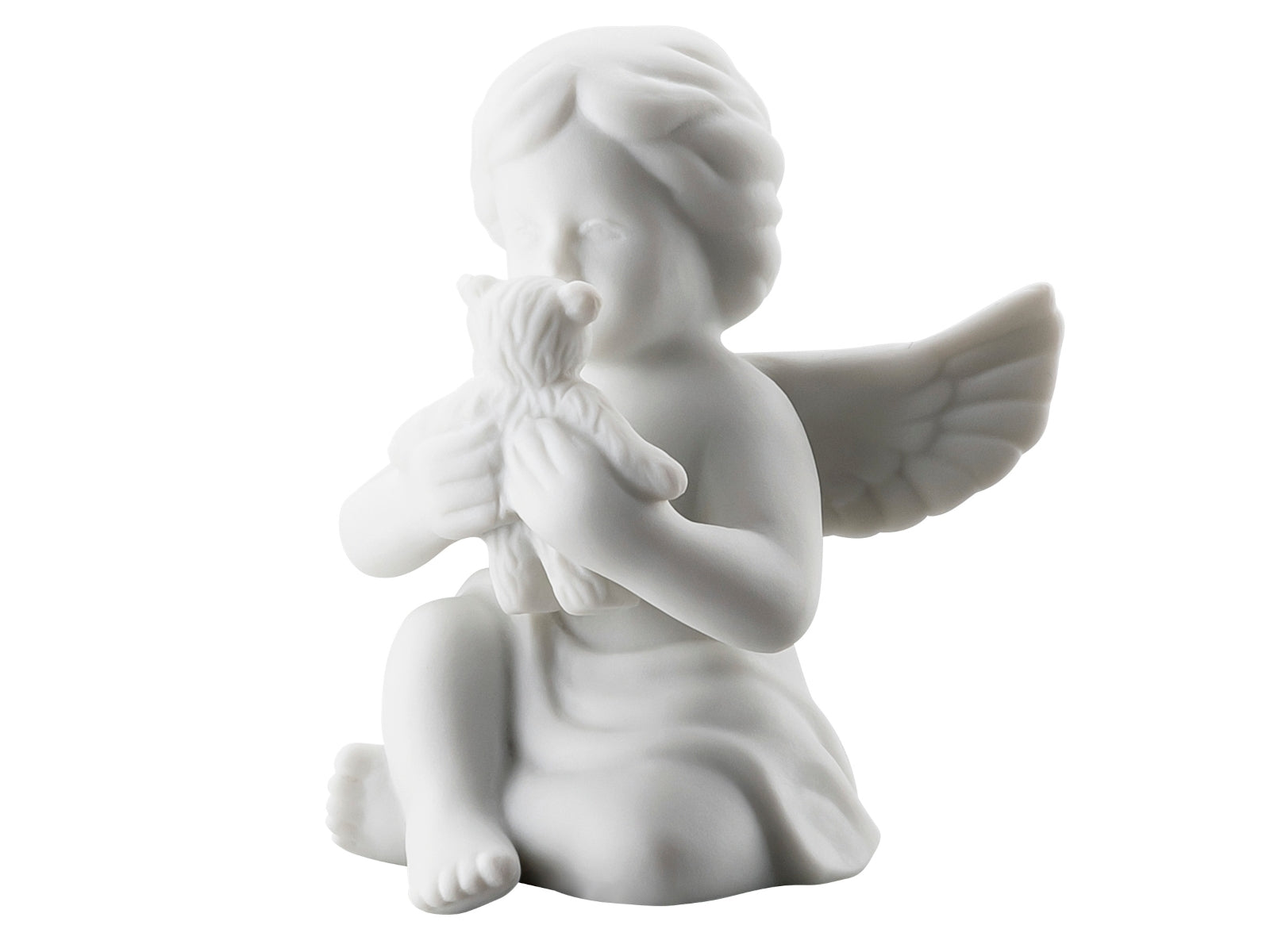 Rosenthal Engel klein weiss matt mit Teddybär 6 cm - Produktbild 2