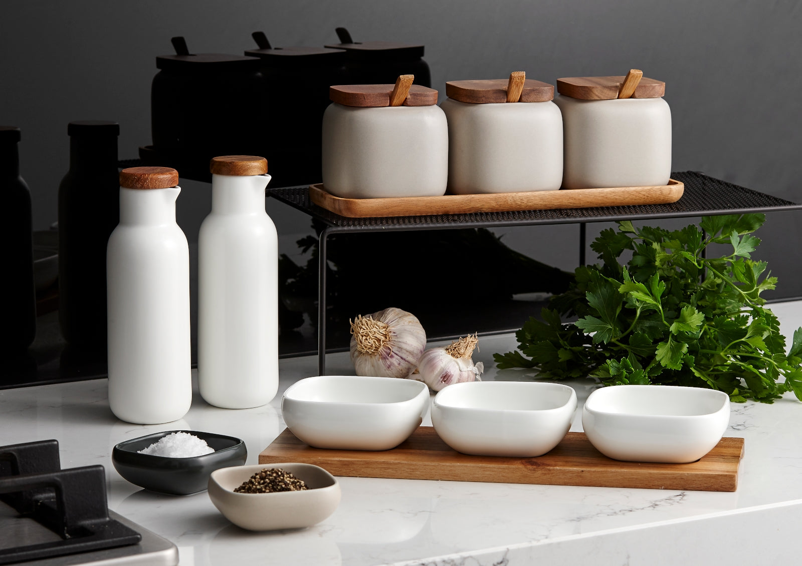 ladelle ESSENTIALS Schalenset 4tlg. weiss - Produktbild 2