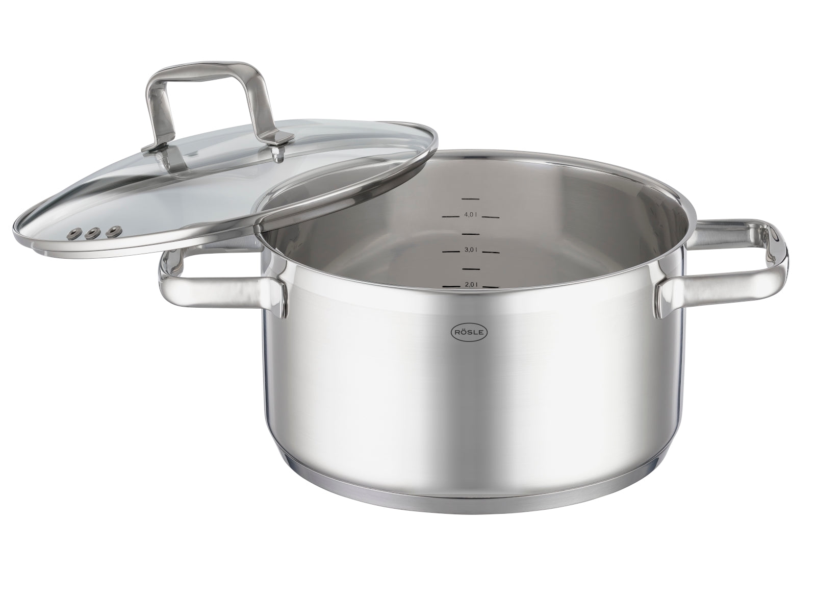 Rösle CHARM Edelstahl Kochtopf mit Deckel Ø24 cm - Produktbild 2