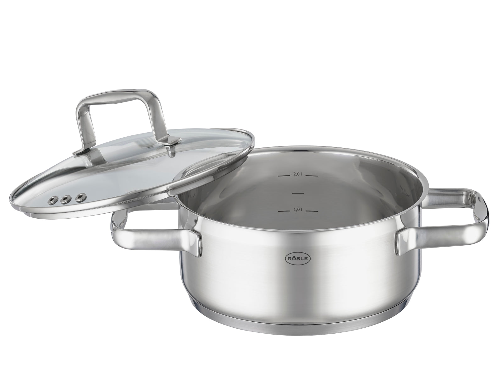 Rösle CHARM Edelstahl Bratentopf mit Deckel Ø20cm - Produktbild 3