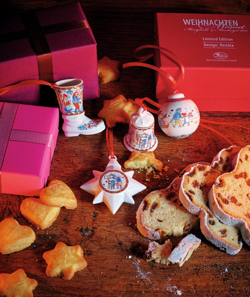 Hutschenreuther Sammelserie 21 Weihnachtsgaben Mini-Sterne 3tlg - Produktbild 3