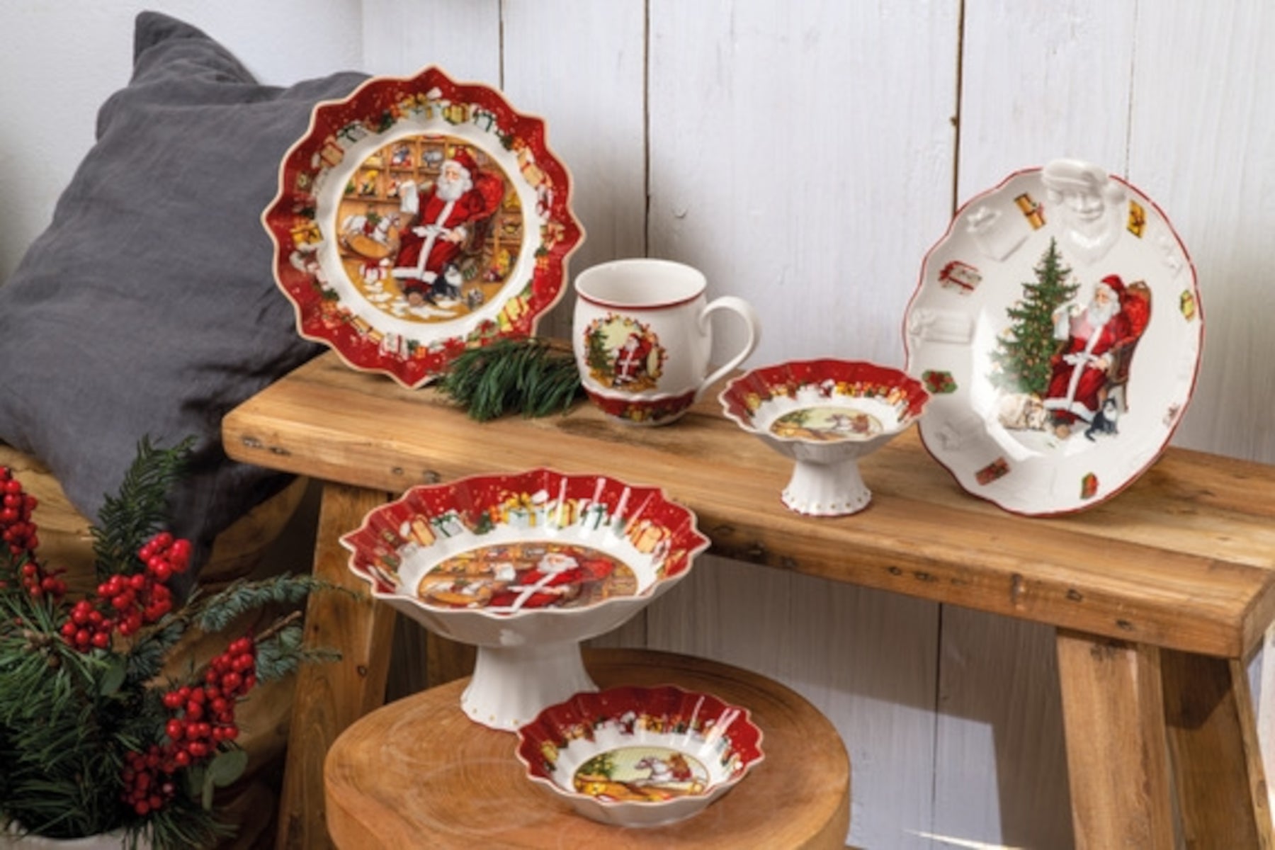 Villeroy & Boch Toy's Fantasy Schale groß Santa liest Wunschzettel - Produktbild 4