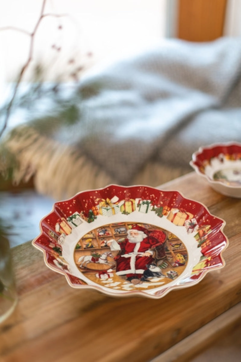 Villeroy & Boch Toy's Fantasy Schale groß Santa liest Wunschzettel - Produktbild 3